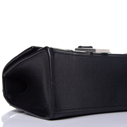 Balenciaga Grained Calfskin Hourglass Top Handle Bag XS Black 9 of 10
