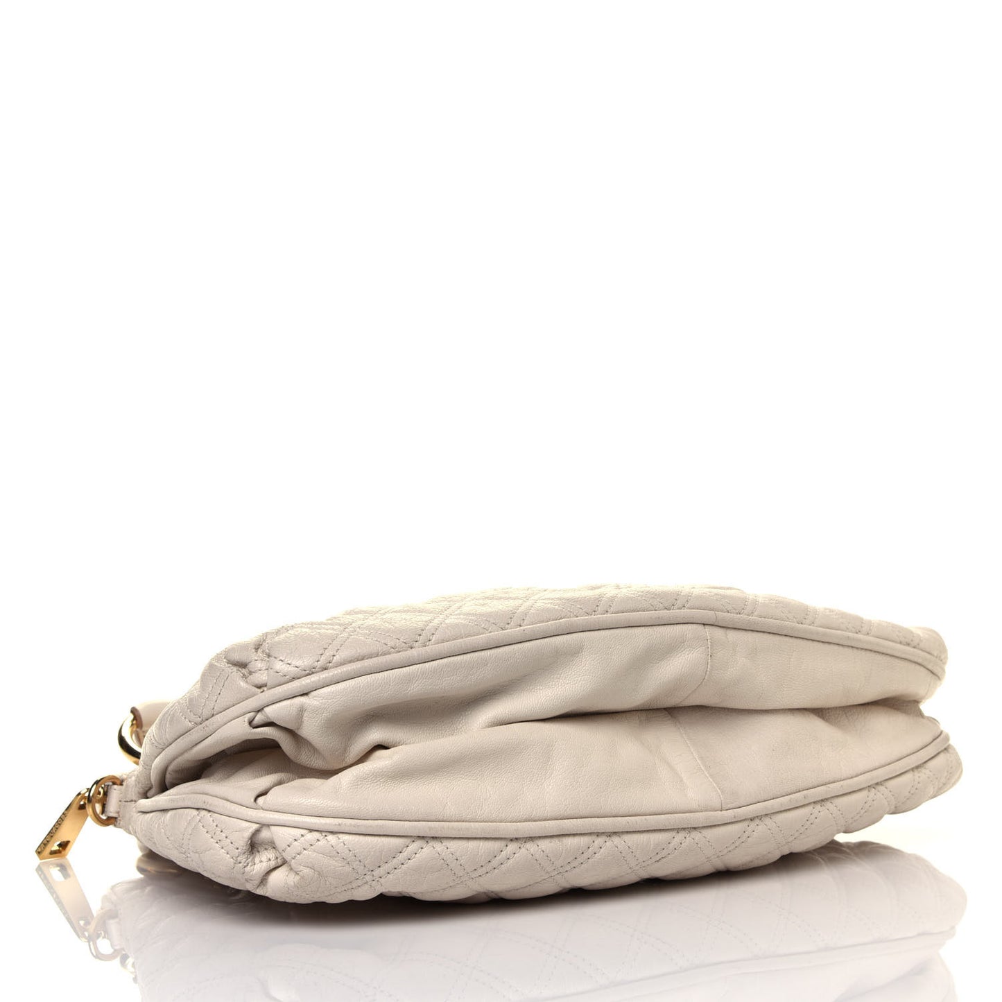 Lambskin Quilted Small Cecilia Cream