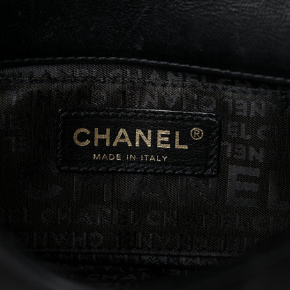 Chanel Lambskin Quilted Mini Chocolate Bar Camellia Flap Black 6 of 14