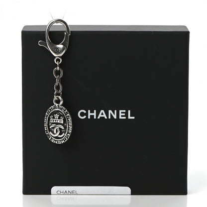 Chanel CC Key Chain Silver 4 of 4