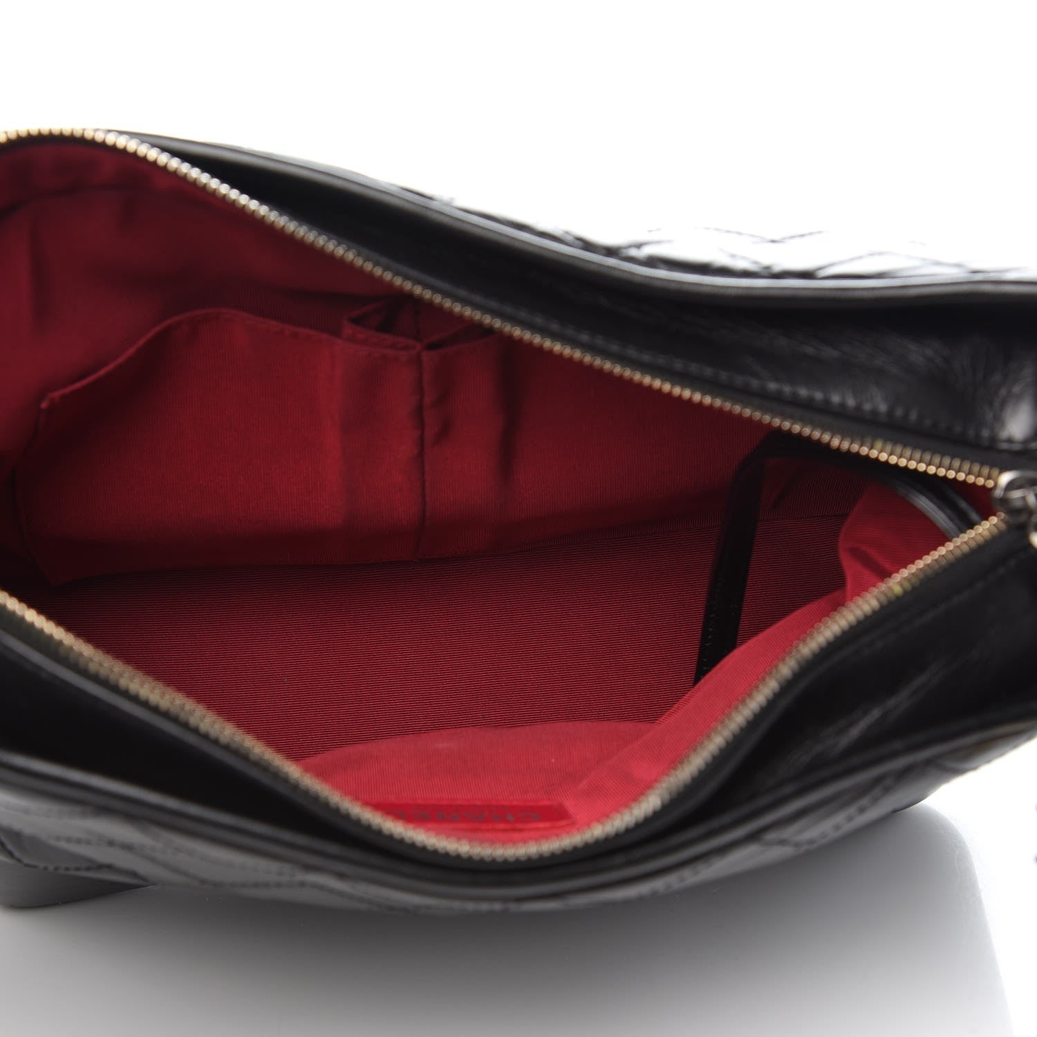 Chanel Aged Calfskin Quilted Medium Gabrielle Hobo Black 6 of 11