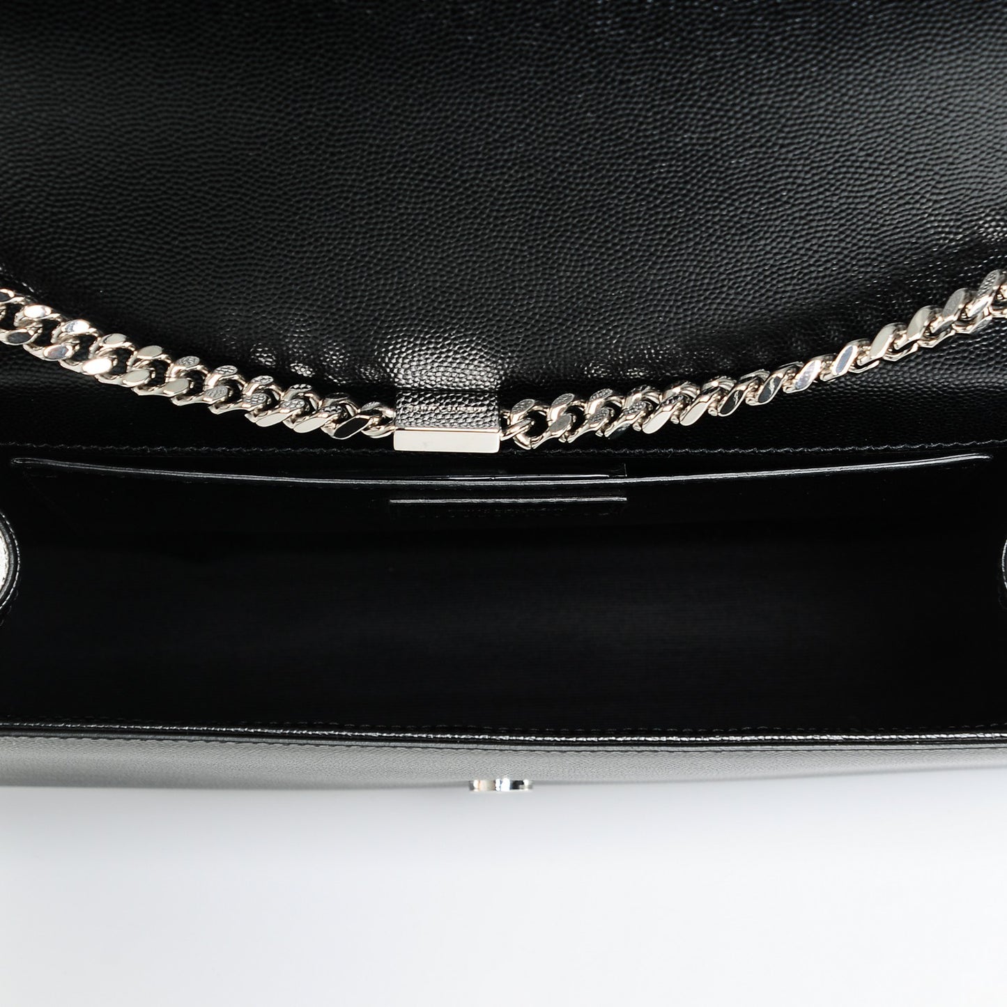 Grain De Poudre Large Classic Monogram Kate Satchel Black