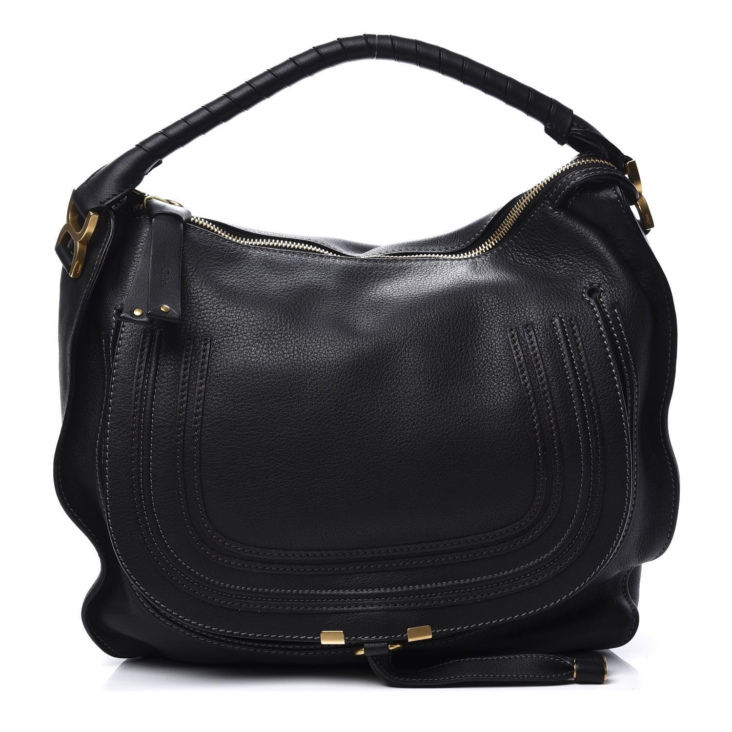 Chloe Calfskin Large Marcie Hobo Black 1 of 11
