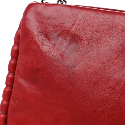 Chanel Calfskin On The Bund Pochette Dark Red 13 of 13