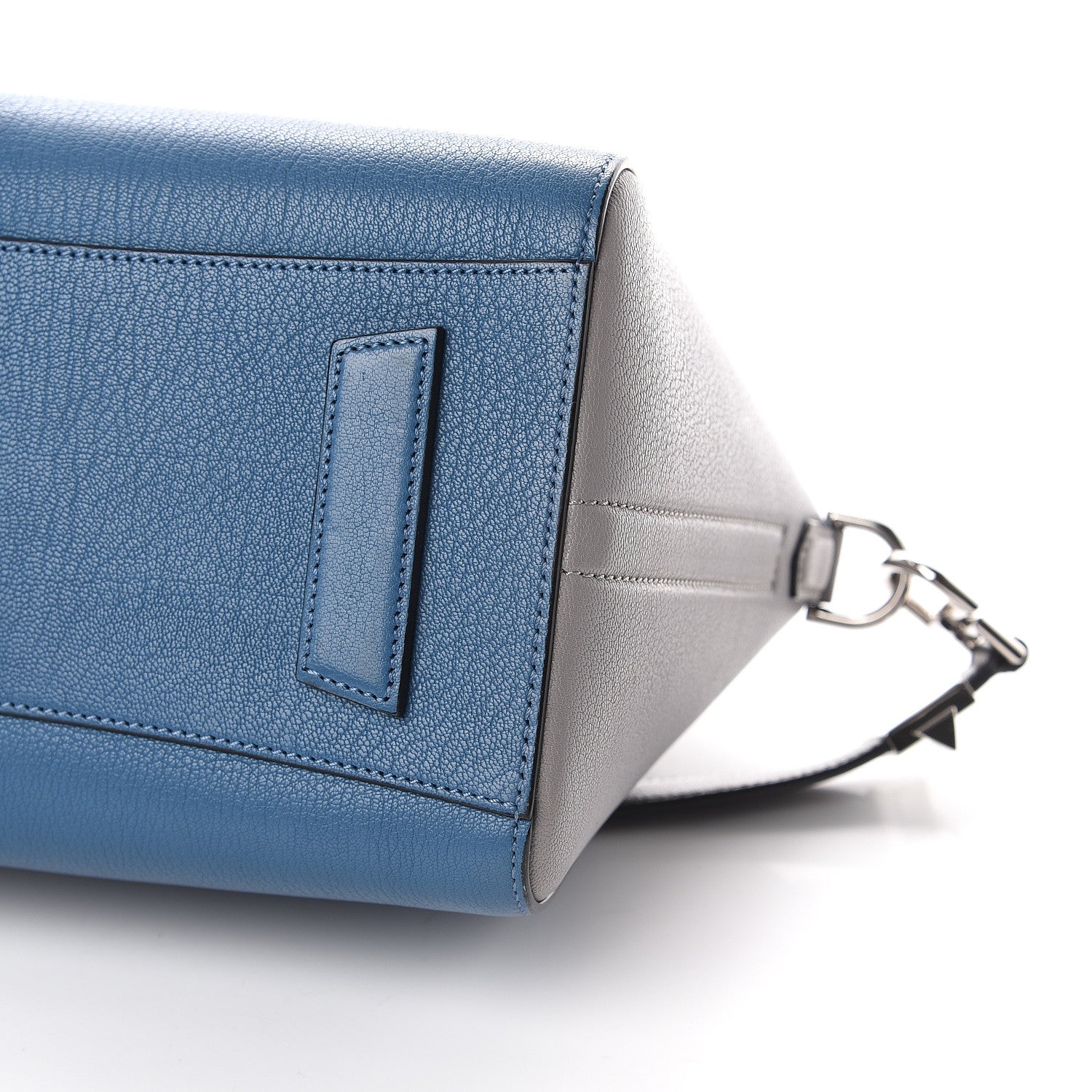 Givenchy Sugar Goatskin Small Tri-Color Antigona Blue Grey Black 8 of 8