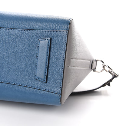 Givenchy Sugar Goatskin Small Tri-Color Antigona Blue Grey Black 8 of 8