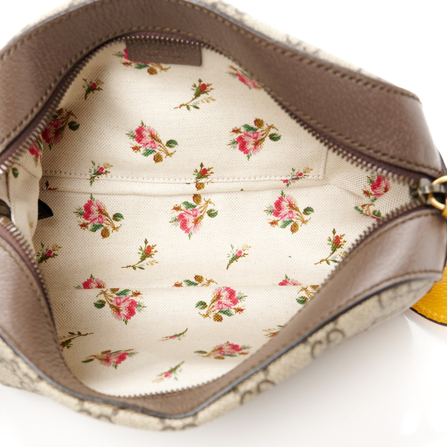 GG Supreme Monogram Web Neo Vintage Shoulder Bag Beige New Acero Crop