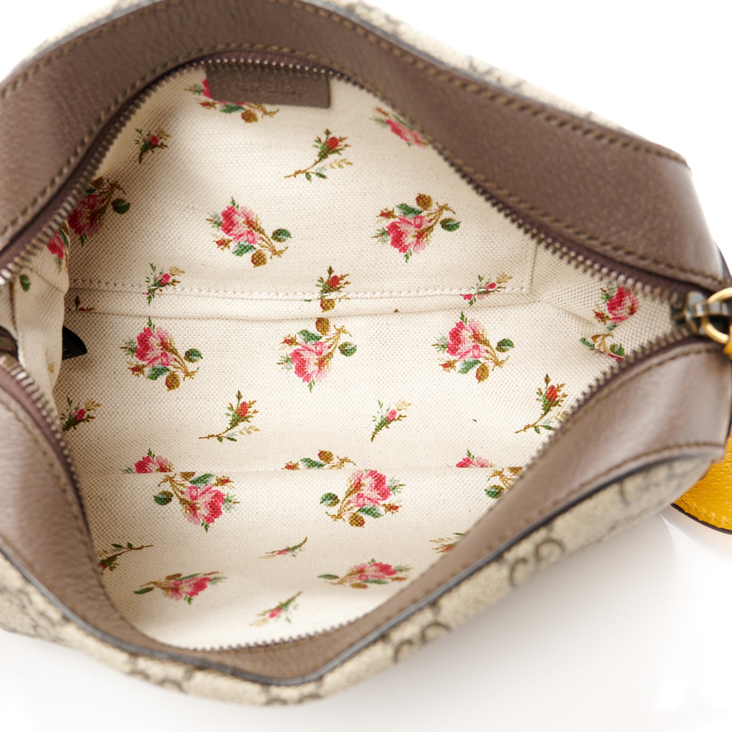 Gucci GG Supreme Monogram Web Neo Vintage Shoulder Bag Beige New Acero Crop 5 of 10