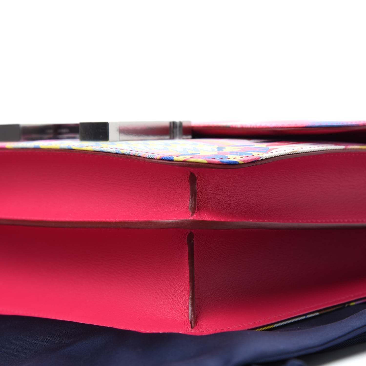 Hermes Swift Silk Marble Printed Constance 24 Rose Azalee Rose Mexico 10 of 14