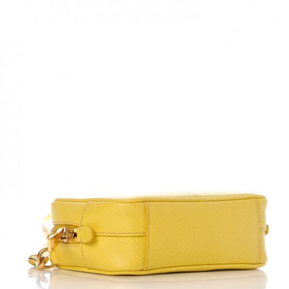 Prada Saffiano Mini Camera Crossbody Bag Soleil 4 of 10