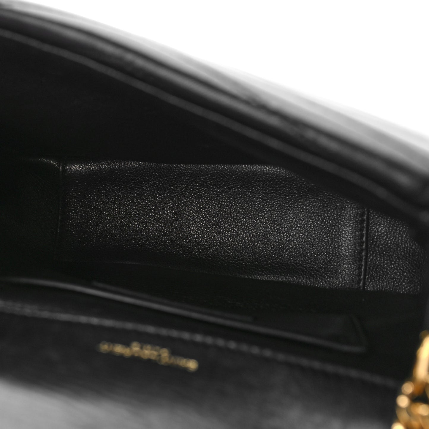 Lambskin Matelasse Chevron Monogram Small Sulpice Bag Black