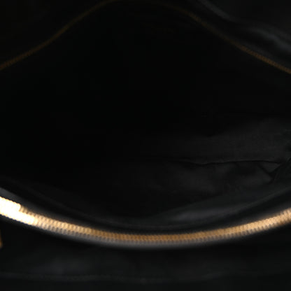 Saint Laurent Calfskin Y Quilted Monogram Large Loulou Chain Satchel Black 5 of 10