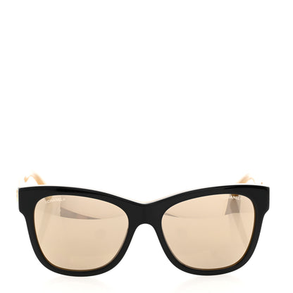 Chanel Acetate Square CC Sunglasses 5380 Black 2 of 8