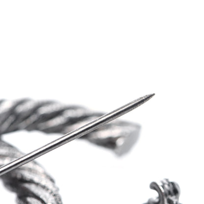 Chanel Crystal CC Brooch Silver 6 of 6