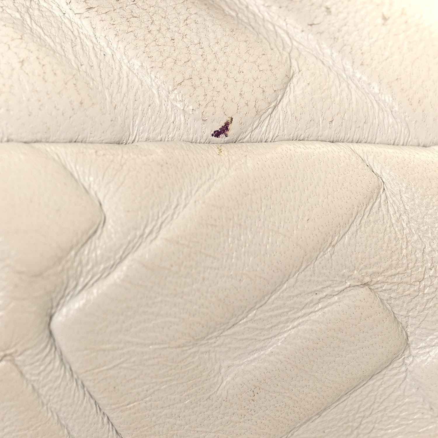 Fendi Nappa FF 1974 Embossed Mini Baguette White 19 of 20