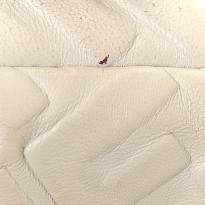 Fendi Nappa FF 1974 Embossed Mini Baguette White 19 of 20