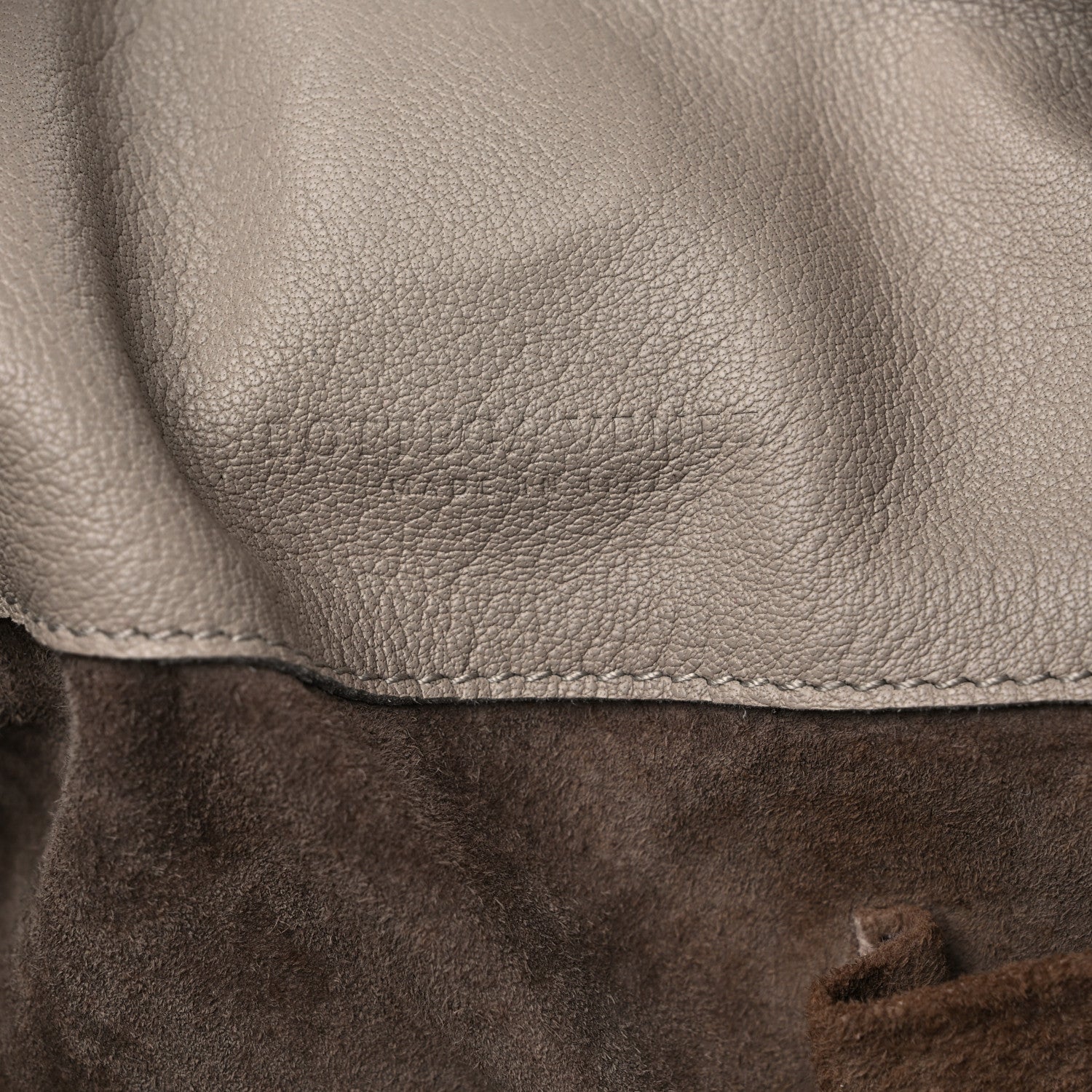 Bottega Veneta Buffalo Shoulder Bag Stone 5 of 13