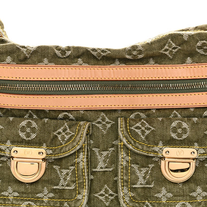 Louis Vuitton Monogram Denim Baggy PM Lichen 7 of 9