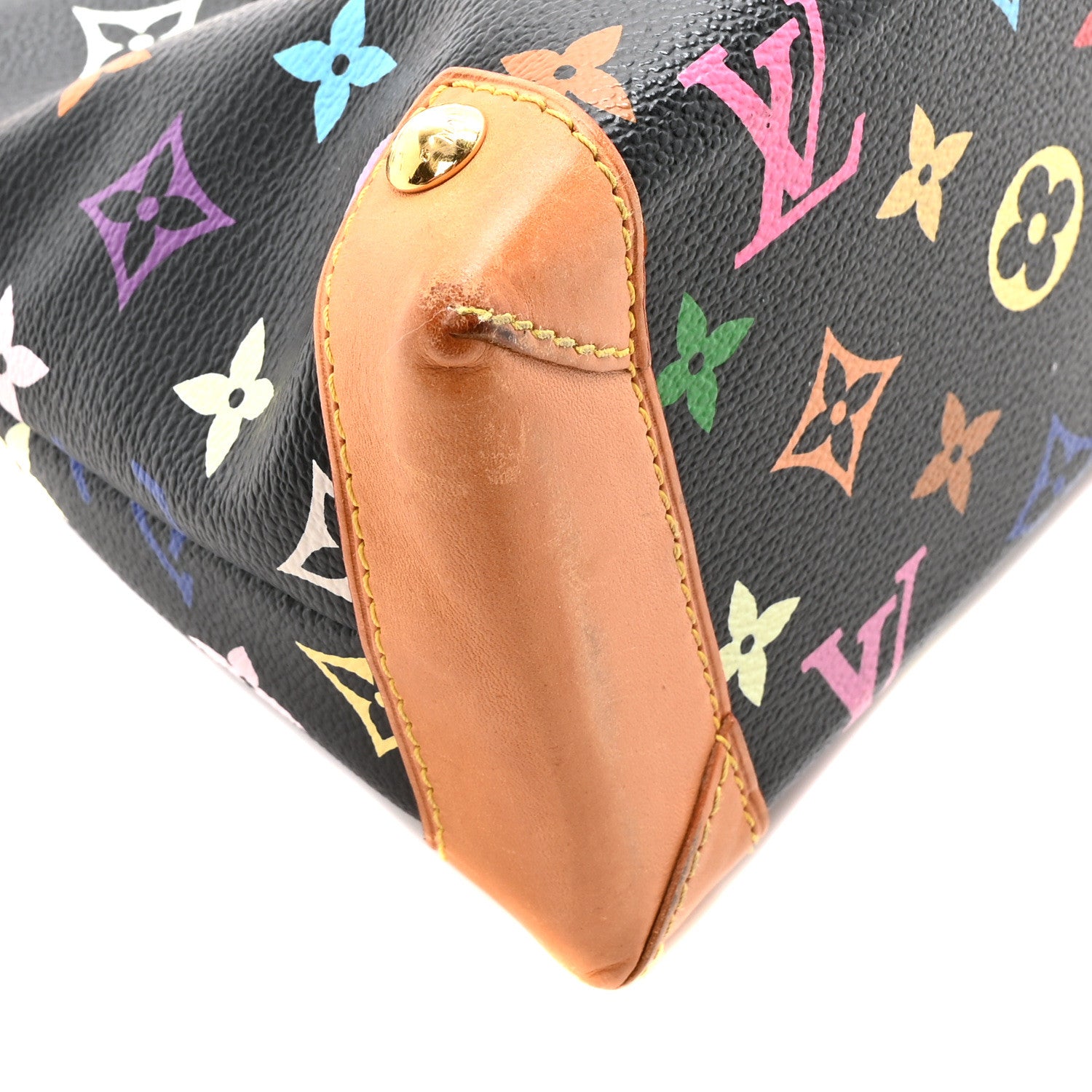 Louis Vuitton Monogram Multicolor Eliza Black 8 of 9
