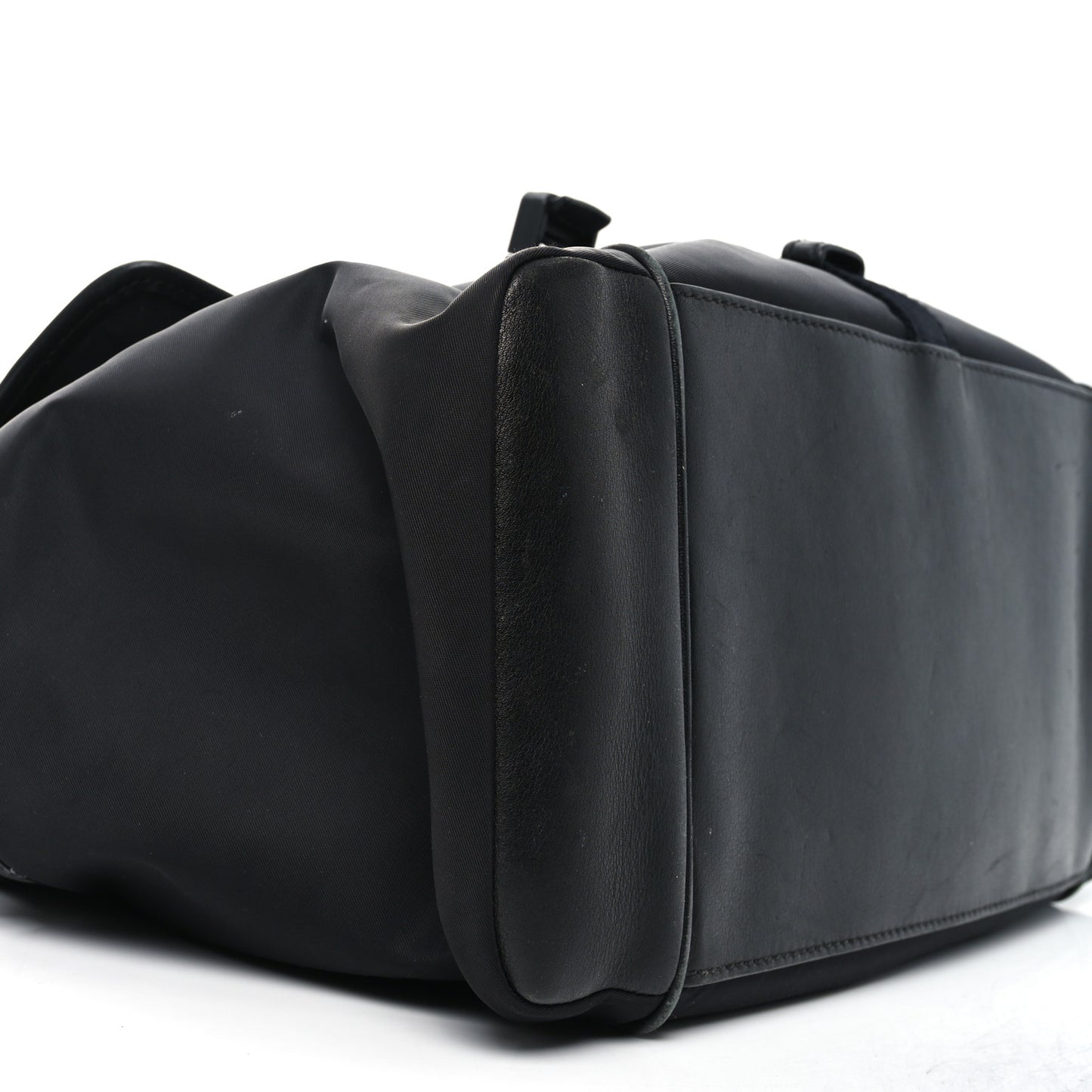 Nylon Logo Diaper Bag Black