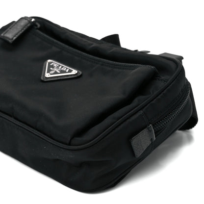 Prada Re-Nylon Saffiano Belt Bag Black 12 of 12