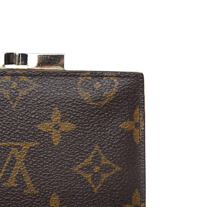 Louis Vuitton Monogram French Kiss Lock Coin Purse 7 of 7
