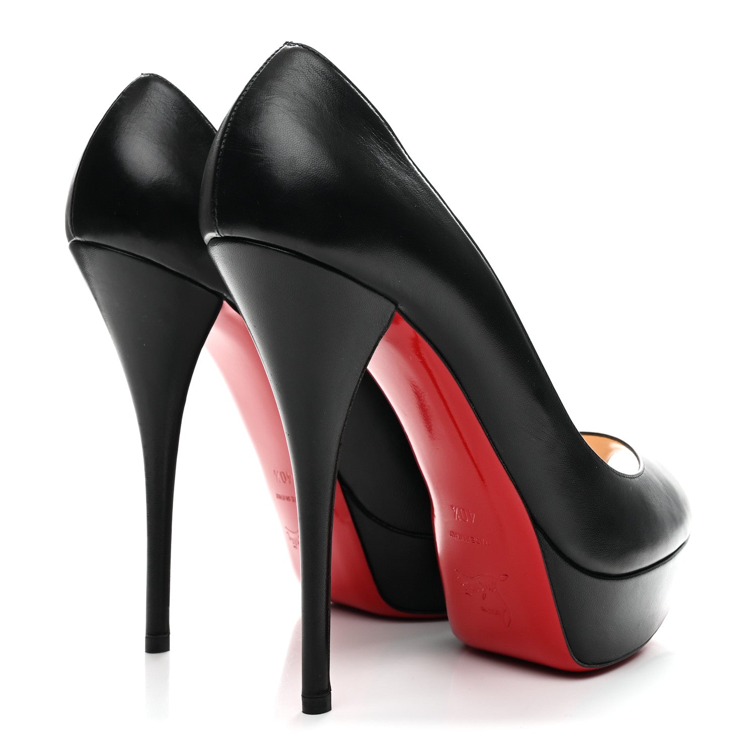 Christian Louboutin Kid Troca 140 Pumps 40.5 Black 9 of 18