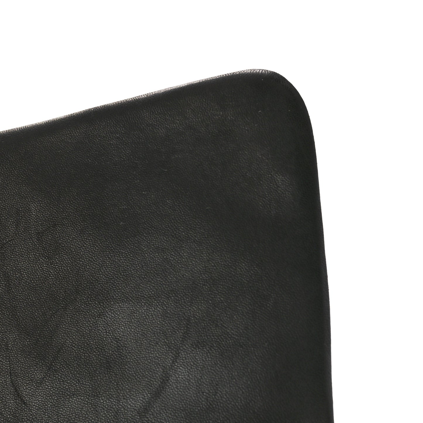 Lambskin Quilted Jumbo Single Flap Black