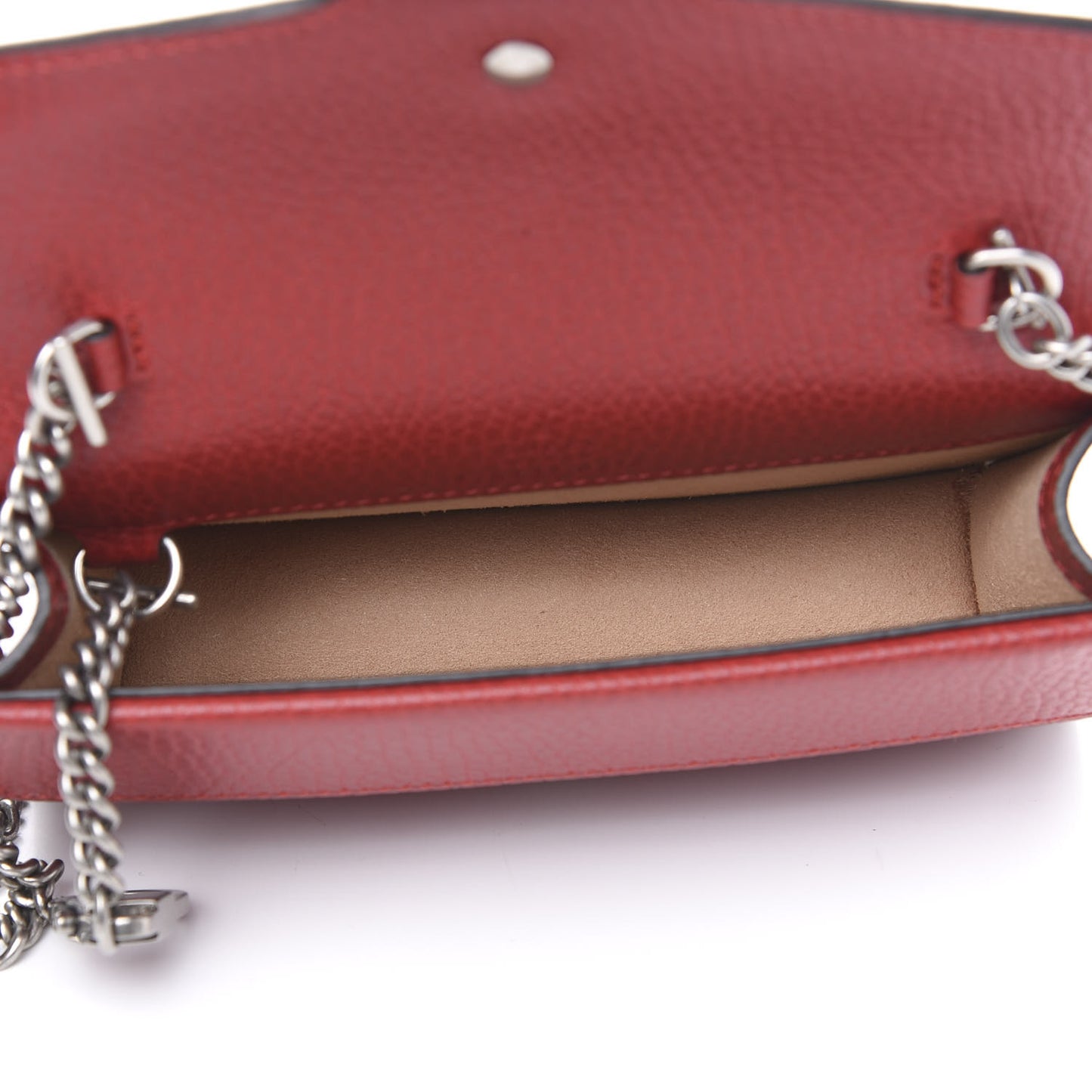 Calfskin Super Mini Dionysus Shoulder Bag Hibiscus Red