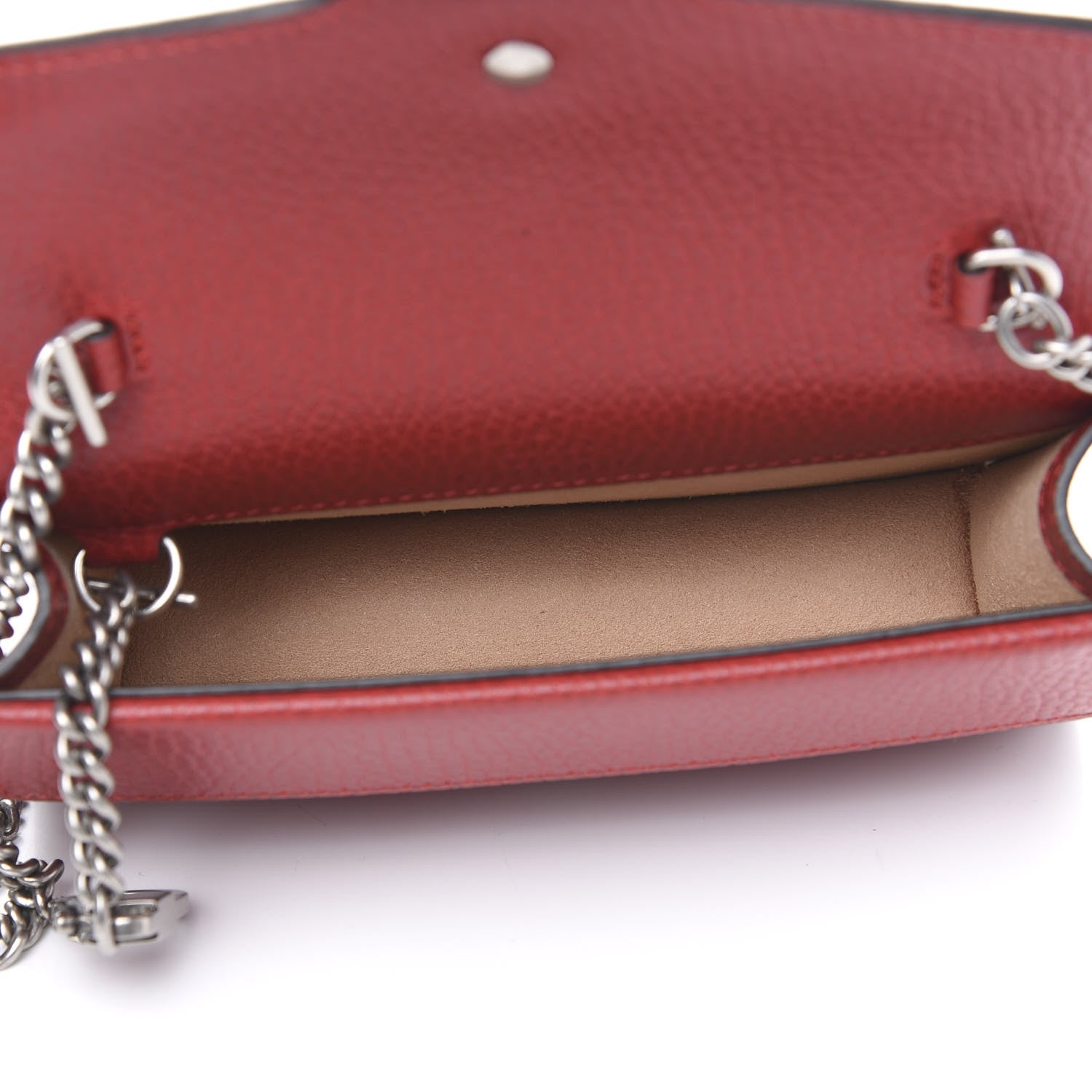 Gucci Calfskin Super Mini Dionysus Shoulder Bag Hibiscus Red 4 of 9