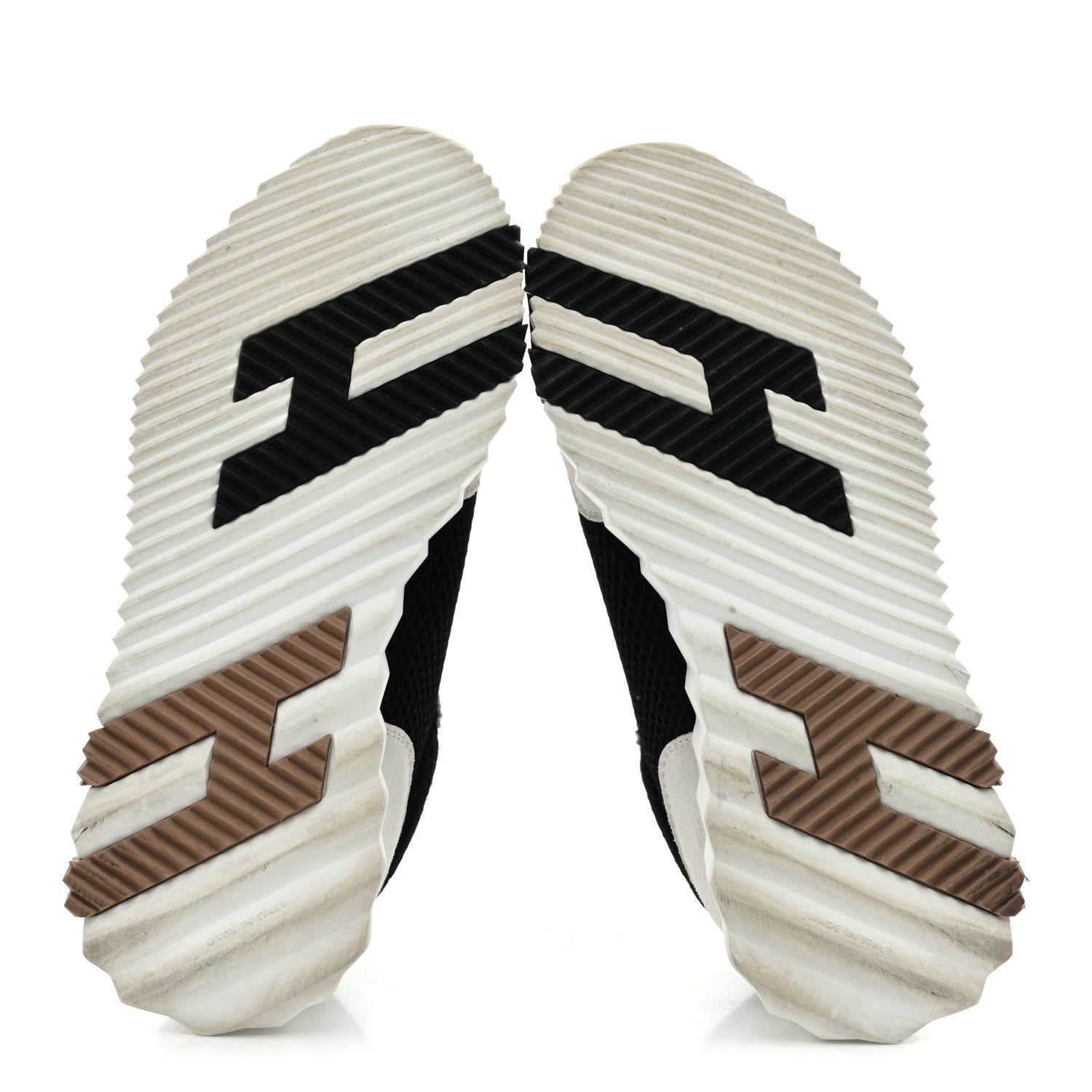 Hermes Air Mesh Suede Goatskin Bouncing Sneakers 35.5 Black White 6 of 9
