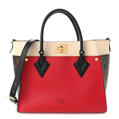 Louis Vuitton Calfskin Monogram On My Side Pirate Red 1 of 10