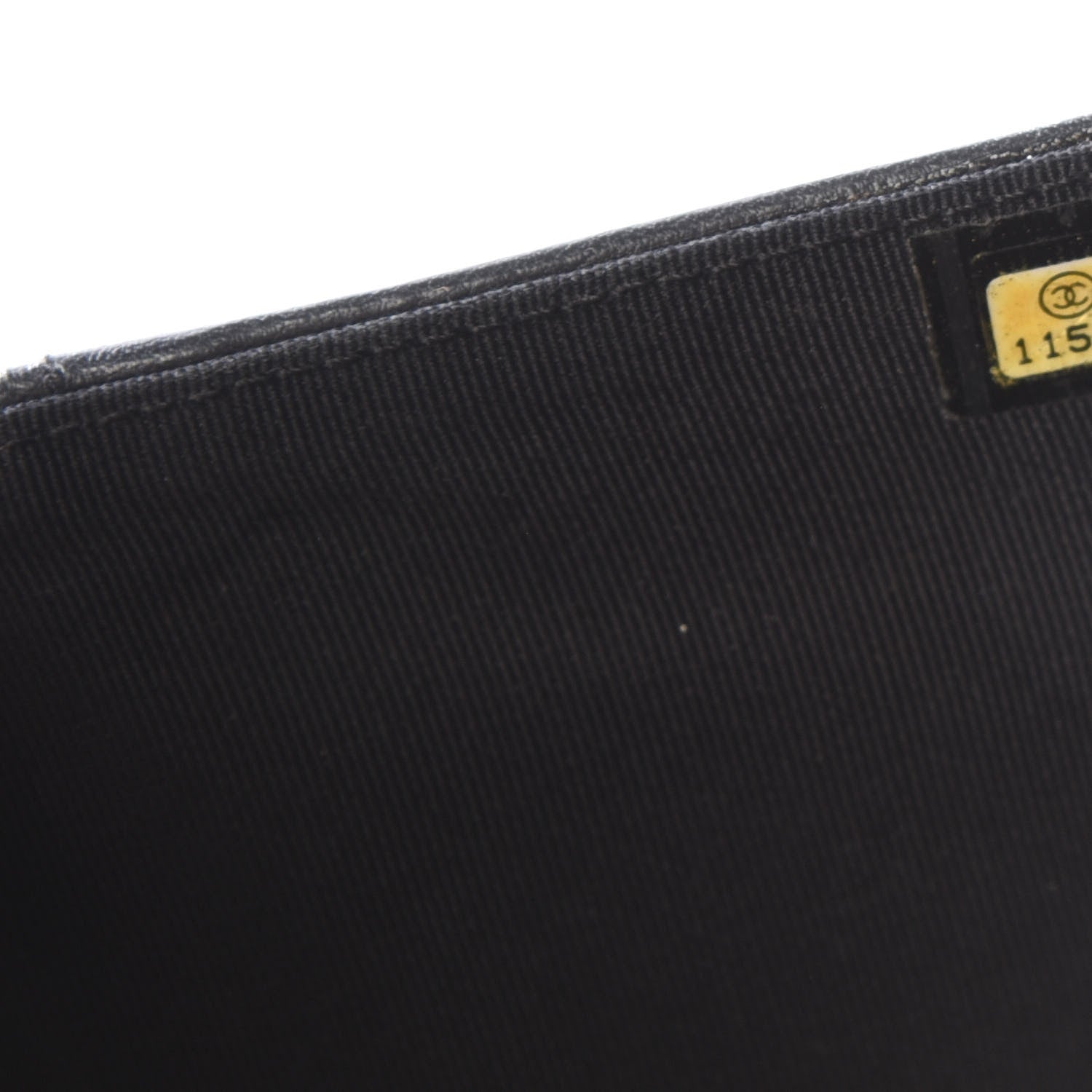 Chanel Calfskin Diamond Embossed Long Flap Wallet White 8 of 9