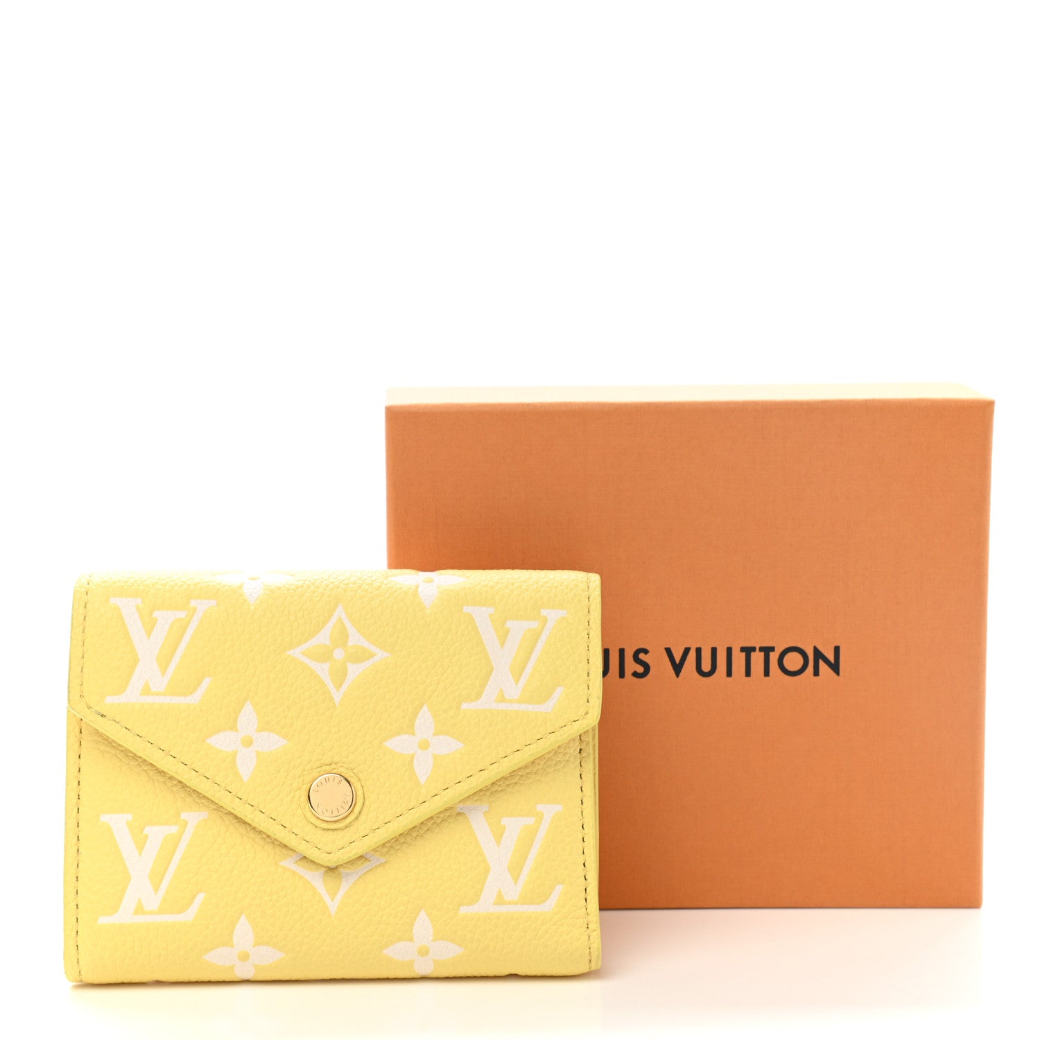 Louis Vuitton Empreinte Monogram Victorine Wallet Lemon Curd 7 of 7