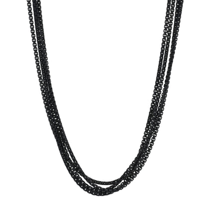 David Yurman Darkened Sterling Silver 2.7mm Box Chain Necklace 72" 1 of 4