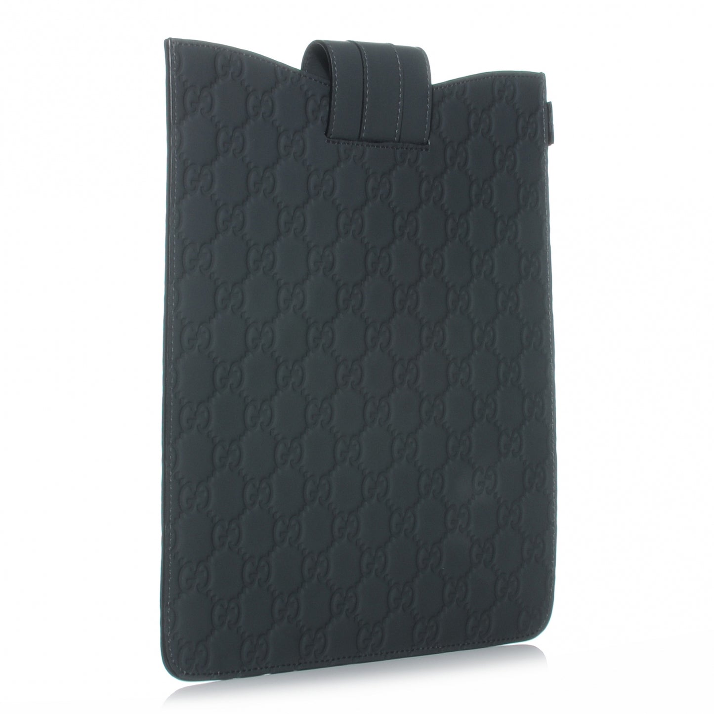 Rubber Guccissima Ipad Case Charcoal