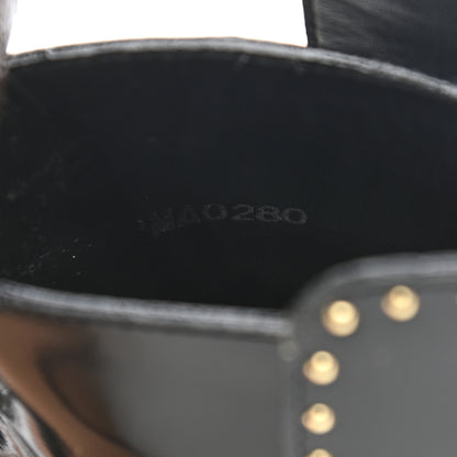Louis Vuitton Patent Calfskin Monogram Star Trail Ankle Boots 36 Black 8 of 9