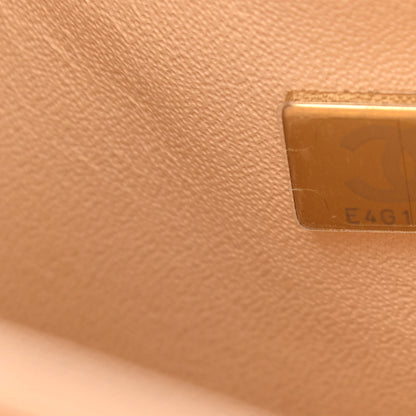 Chanel Caviar Quilted Medium Double Flap Beige 7 of 11