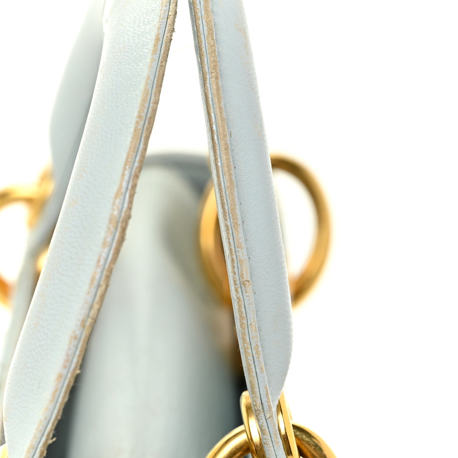 Christian Dior Lambskin Cannage Mini Lady Dior Light Blue 24 of 29