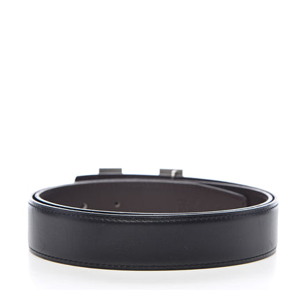 Hermes Box Swift 32mm H Belt 90 Black Chocolate 3 of 7