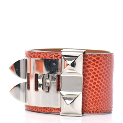 Hermes Lizard Collier De Chien CDC Bracelet Sanguine 3 of 5