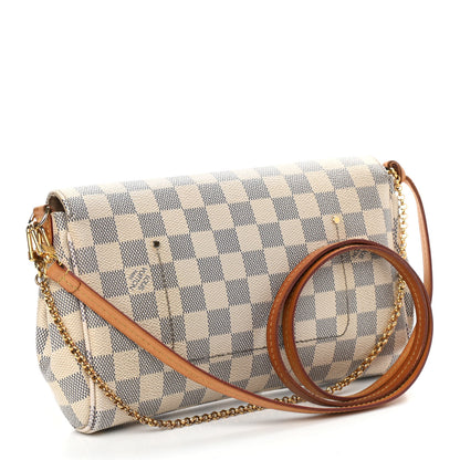 Louis Vuitton Damier Azur Favorite MM 3 of 13