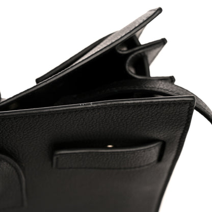 Saint Laurent Grained Calfskin Small Sac De Jour Black 14 of 14