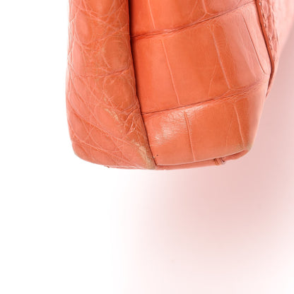 Nancy Gonzalez Crocodile Foldover Clutch Orange 12 of 19
