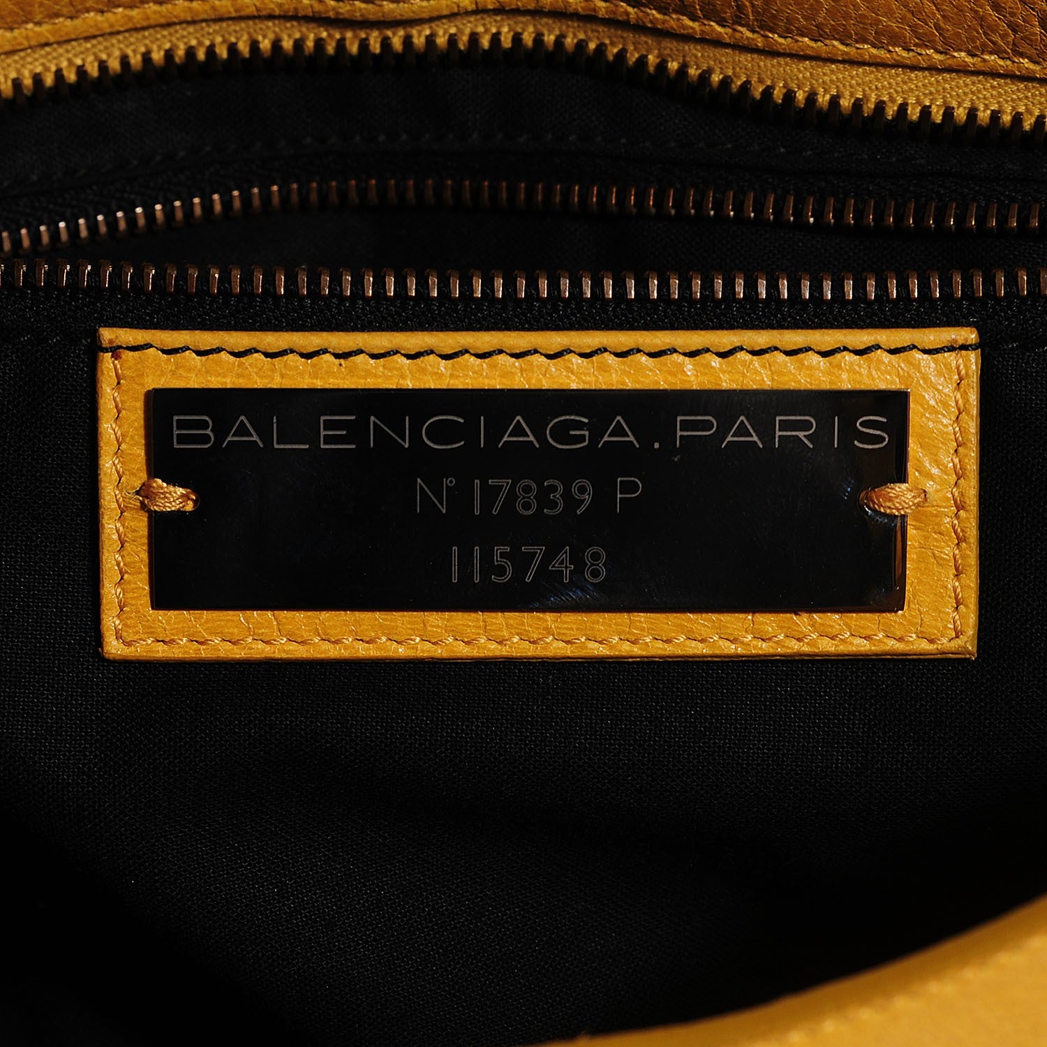 Balenciaga Agneau Classic Hardware City Moutarde 12 of 15