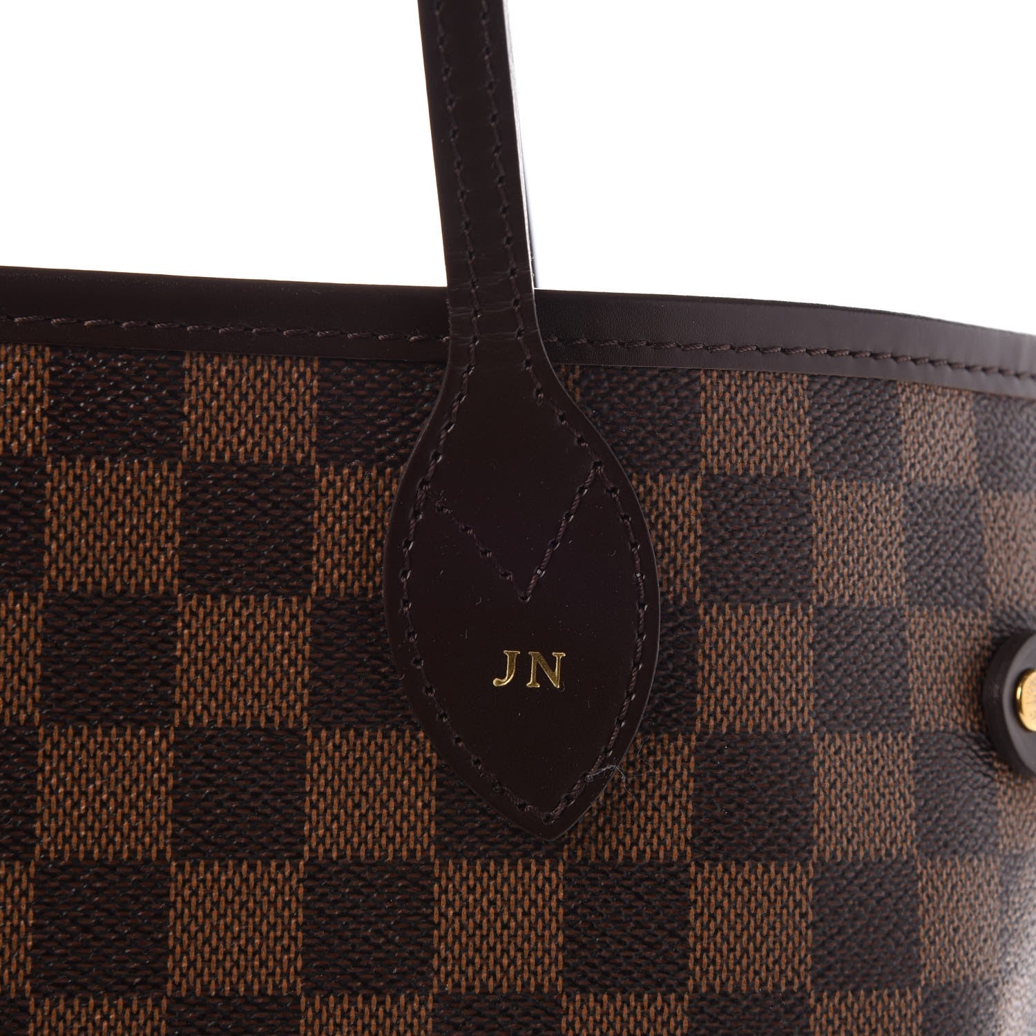 Louis Vuitton Damier Ebene Neo Neverfull MM Rose Ballerine 10 of 10
