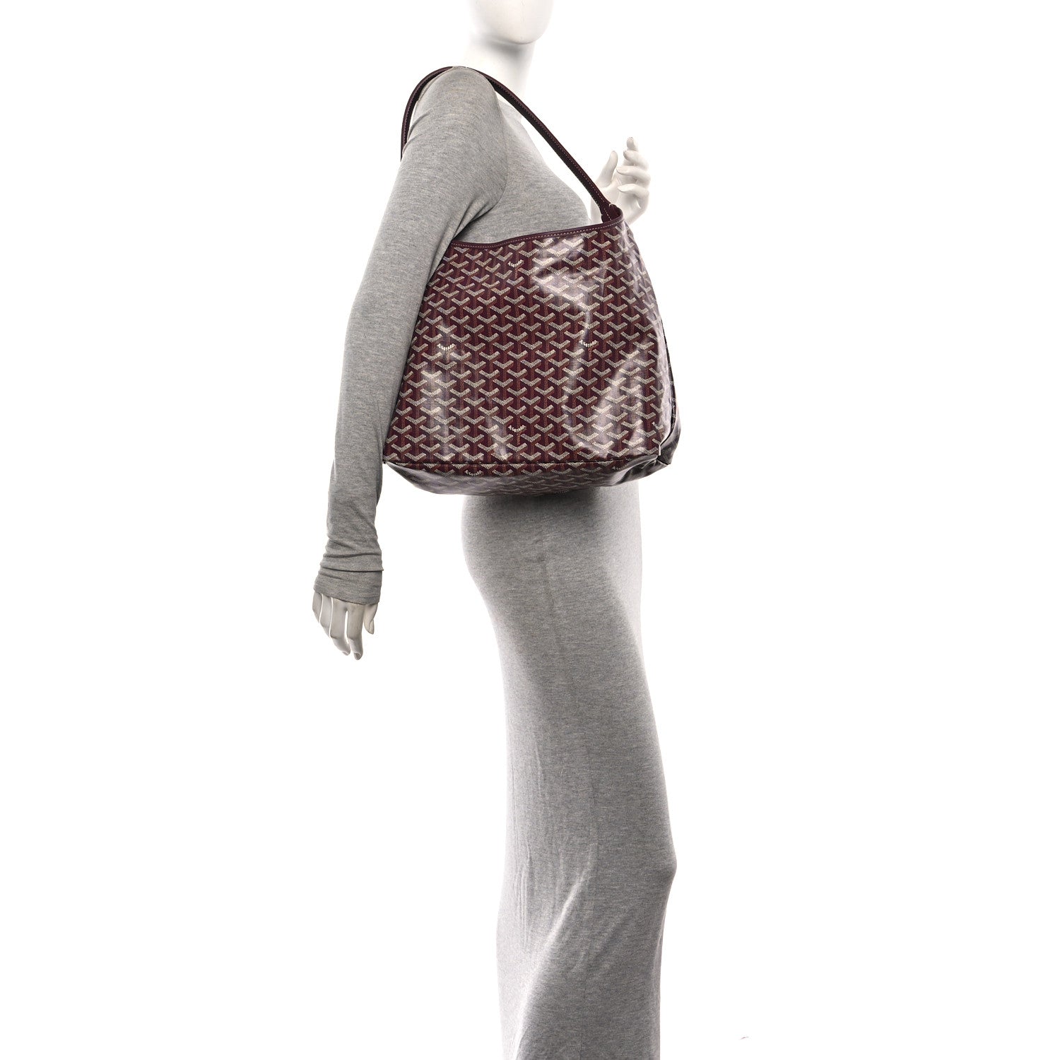Goyard Goyardine Boheme Hobo Burgundy 2 of 11
