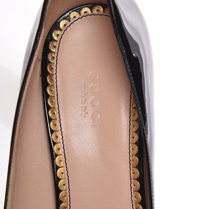 Gucci Vernice Pearl Arielle Mary Jane Pumps 39 Black 6 of 8