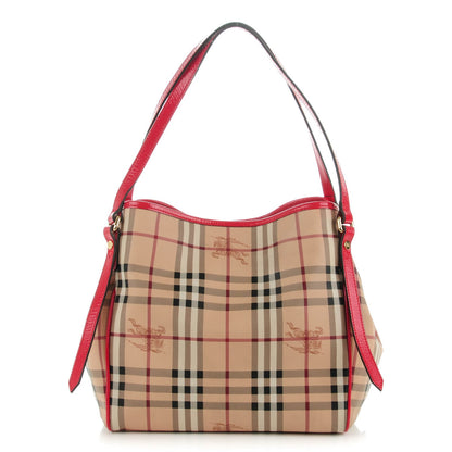 Burberry Haymarket Check Small Canterbury Tote Bright Rose 1 of 8