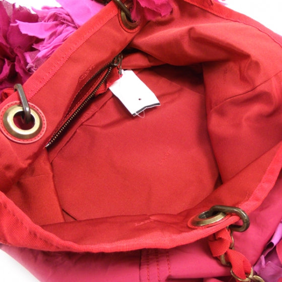 Lanvin Nylon Rose Bag Fuschia 6 of 8